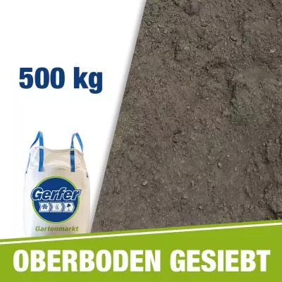 Oberboden gesiebt im Big Bag